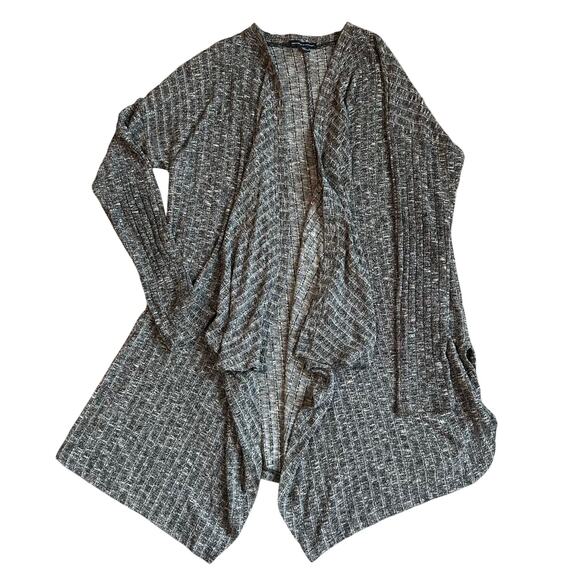 American Eagle Outfitters Gray, Long, Open Knit Cardigan- M - Picture 1 of 8